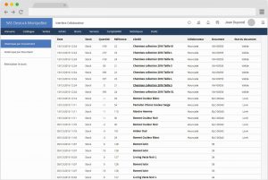The stocks management tool with the web back-office with your RoverCash cash register